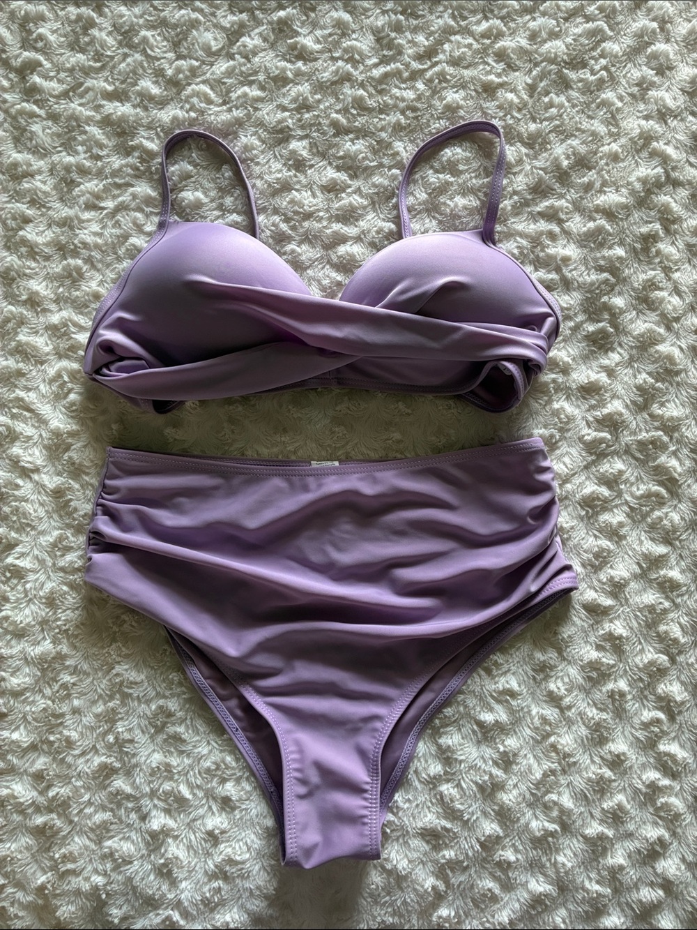 SHEIN Lilac Two-Piece Bikini Set